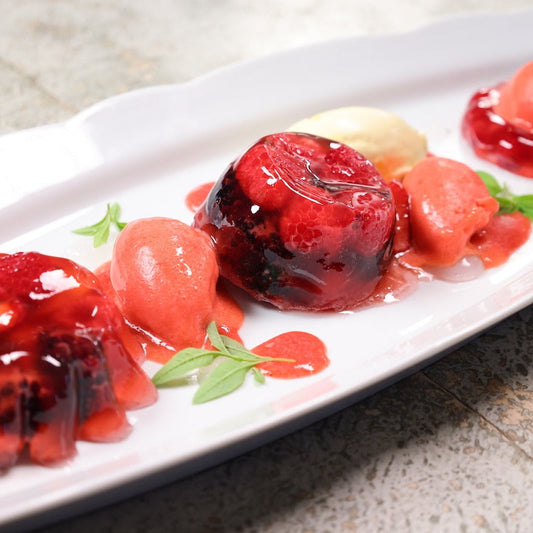 James Martin Vodka Jellies Elevated with Shanty Seaweed Vodka