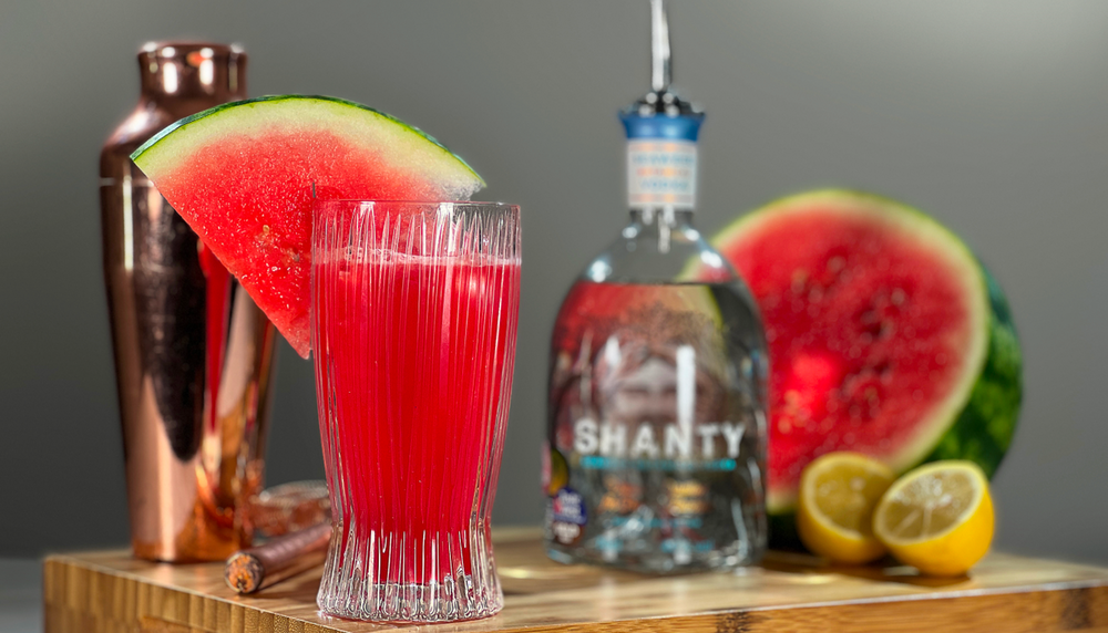 Watermelon Vodka Cocktail: Fresh Fruit, Honey, No Syrup